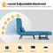 3-in-1 Versatile 6-Positon Adjustable Sleeper Bed with Padded Seat and Back